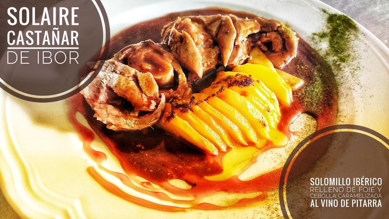 Hostal Restaurante Solaire Castanar de Ibor Ngoại thất bức ảnh